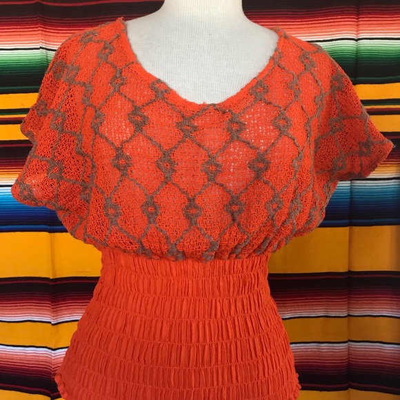 Blouse Orange Color - Picture 1 of 1